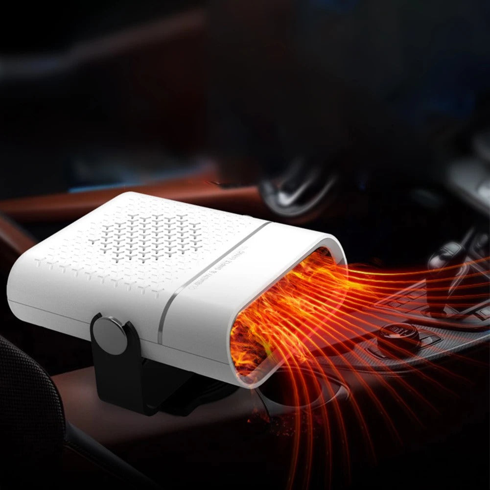 AirComfy 4-in-1 auto ventilator verwarming koeling met 360 rotatie
