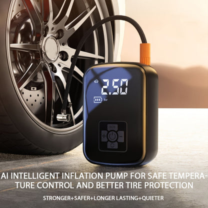 AirPump Pro draagbare luchtcompressor met digitaal display en LED-licht