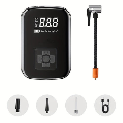 AirPump Pro draagbare luchtcompressor met digitaal display en LED-licht