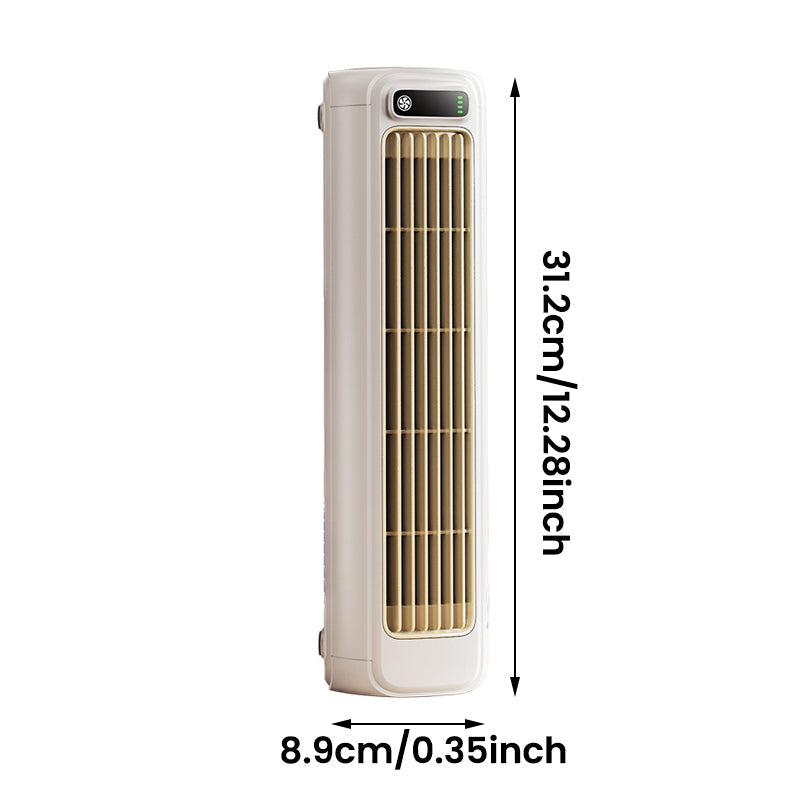 AirWave draagbare oplaadbare airconditioner mini ventilator met 12 uur batterij
