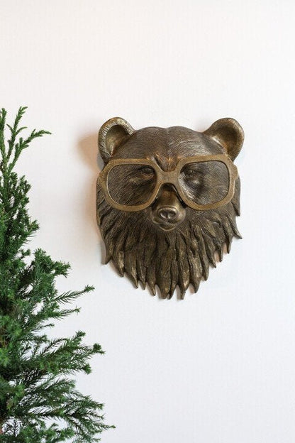 Dierenkop wanddecoratie stijlvolle speelse resin wandkunst
