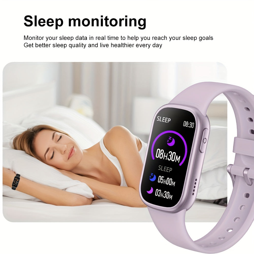 AquaFit waterdichte smartwatch fitness tracker met lange batterijduur