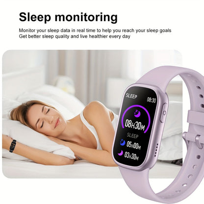 AquaFit waterdichte smartwatch fitness tracker met lange batterijduur