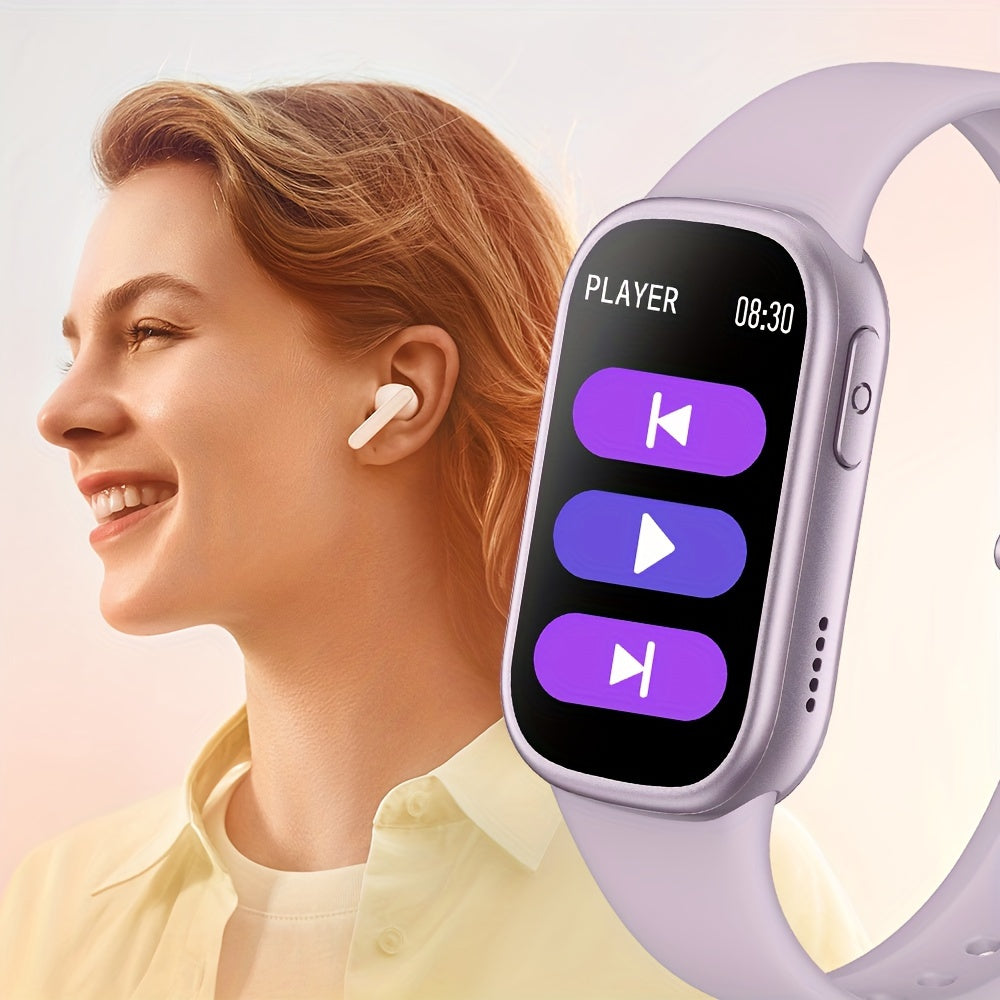 AquaFit waterdichte smartwatch fitness tracker met lange batterijduur