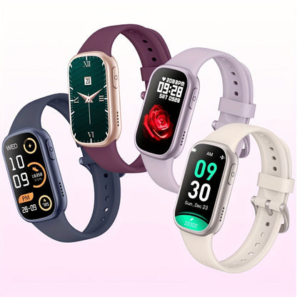 AquaFit waterdichte smartwatch fitness tracker met lange batterijduur