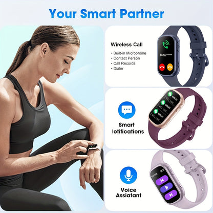 AquaFit waterdichte smartwatch fitness tracker met lange batterijduur