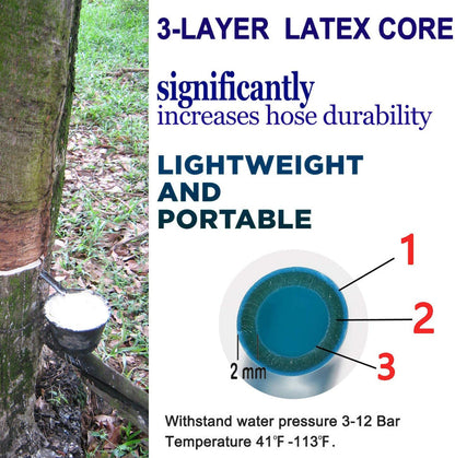 AquaFlex uitschuifbare tuinslang lichtgewicht flexibel lekvrij