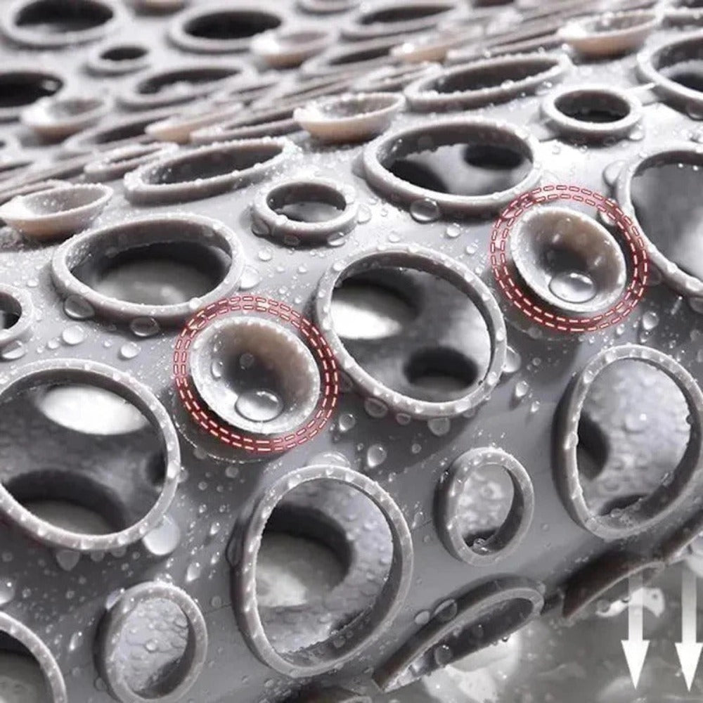 AquaGuard antislip douchemat met sterke grip en snel afwaterend ontwerp
