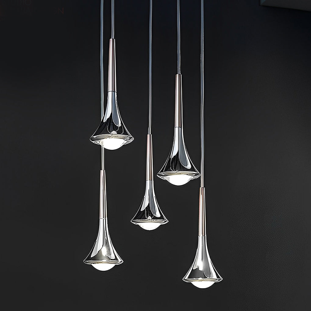 AquaLight Scandinavische druppelvormige hanglamp met modern LED ontwerp voor elegante sfeerverlichting