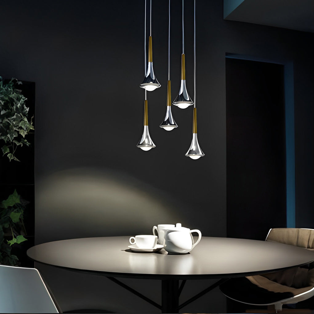AquaLight Scandinavische druppelvormige hanglamp met modern LED ontwerp voor elegante sfeerverlichting