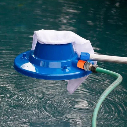 AquaVac zwembadstofzuiger met slang, aangedreven zuiging en herbruikbaar filter