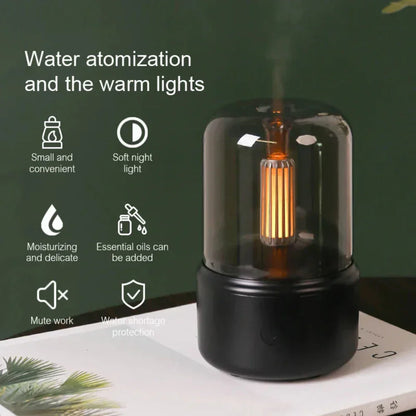 Aromin draagbare mini aroma diffuser met nachtlampje