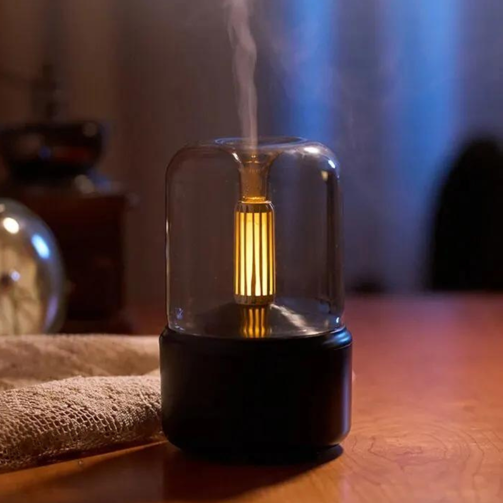 Aromin draagbare mini aroma diffuser met nachtlampje