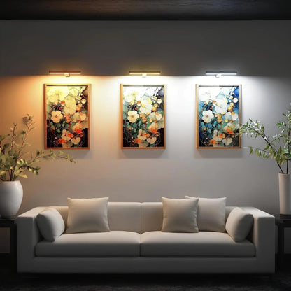 ArtGlow draadloze LED schilderijlamp met afstandsbediening dimmer