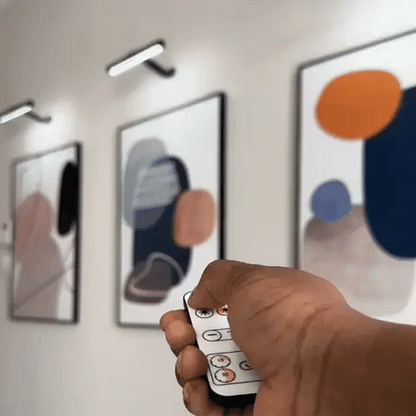 ArtGlow draadloze LED schilderijlamp met afstandsbediening dimmer