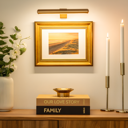 ArtGlow draadloze LED schilderijlamp met afstandsbediening dimmer