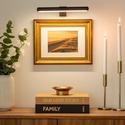 ArtGlow draadloze LED schilderijlamp met afstandsbediening dimmer