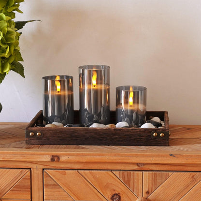 AuraFlame Vlamloze LED Kaars Set met Afstandsbediening