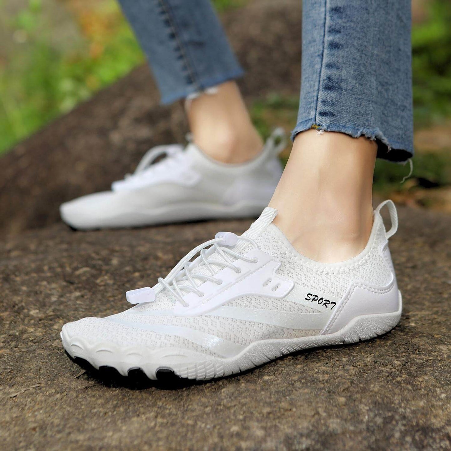 Barefoot brede teenbox zero drop minimalistische schoenen lichtgewicht flexibel