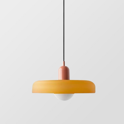 Bauhaus glazen hanglamp gekleurde hanglamp