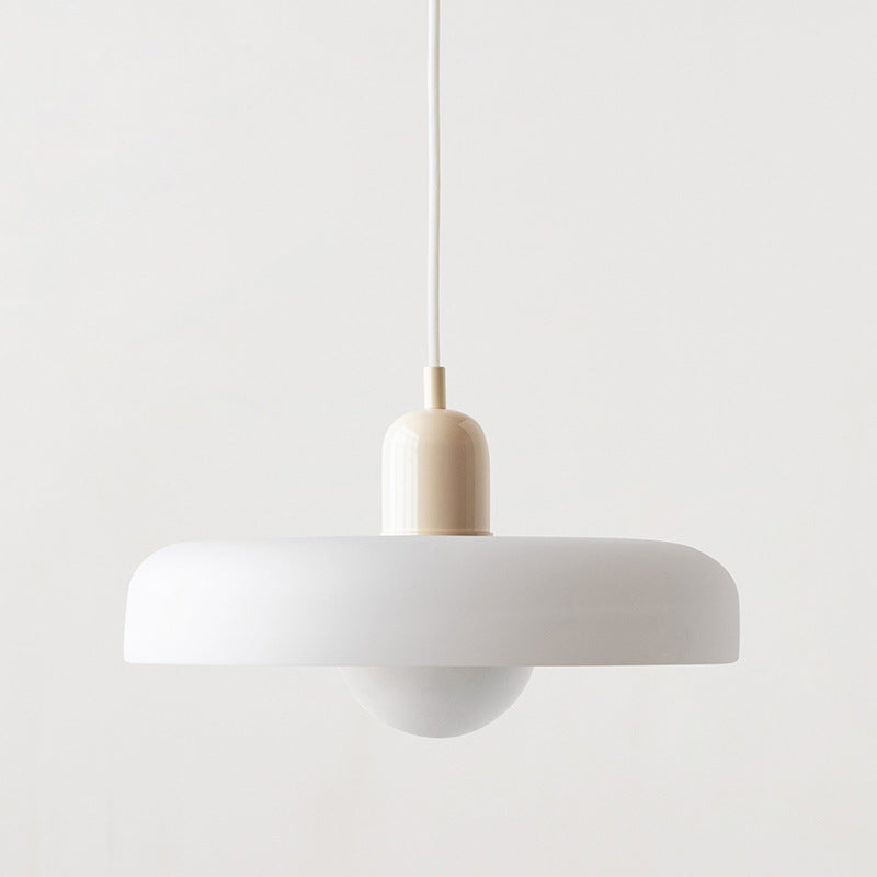 Bauhaus glazen hanglamp gekleurde hanglamp