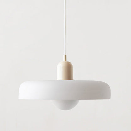 Bauhaus glazen hanglamp gekleurde hanglamp