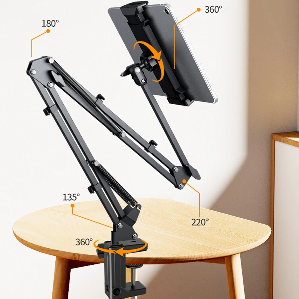 Bettina Verstelbare Tablet Houder Stand voor Handsfree Kijken