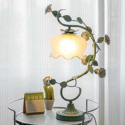 BlossomGlow rozenlamp elegante sfeervolle tafellamp