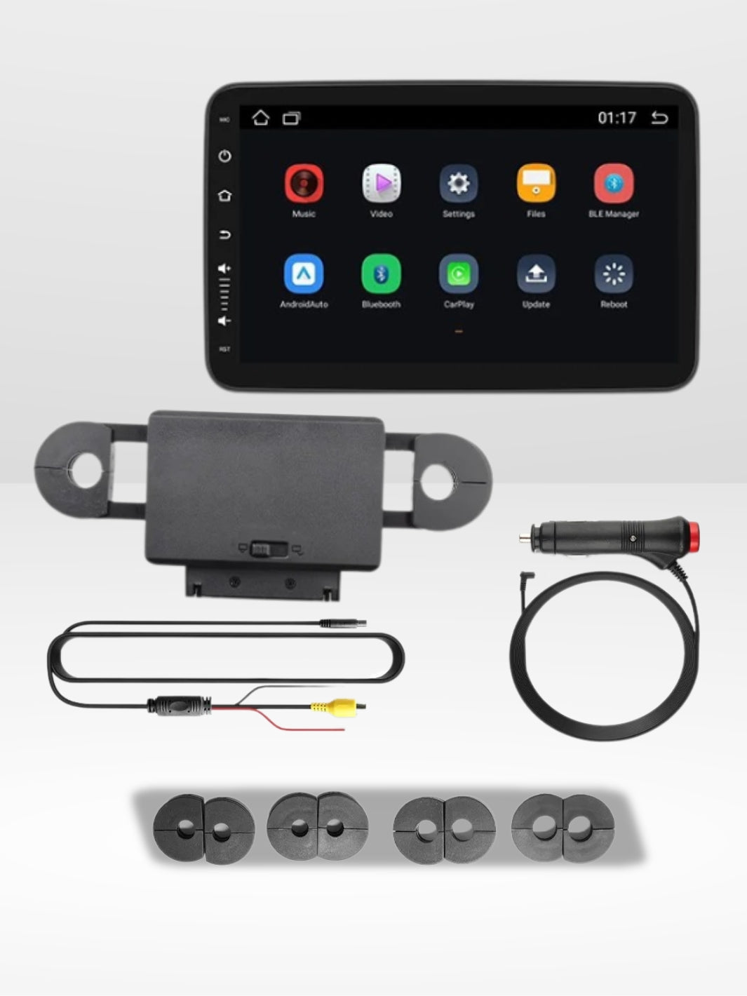 Bluetooth Auto Hoofdsteunscherm Ultra HD Achterbank Entertainment Display