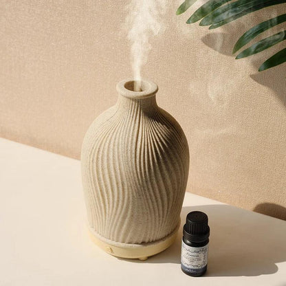 BohoBreeze ultrasone aroma diffuser en luchtbevochtiger vaasdesign