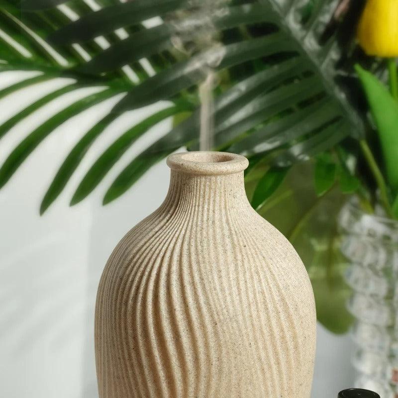 BohoBreeze ultrasone aroma diffuser en luchtbevochtiger vaasdesign