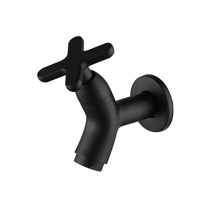 BrassFlow massief messing wandgemonteerde koudwaterkraan