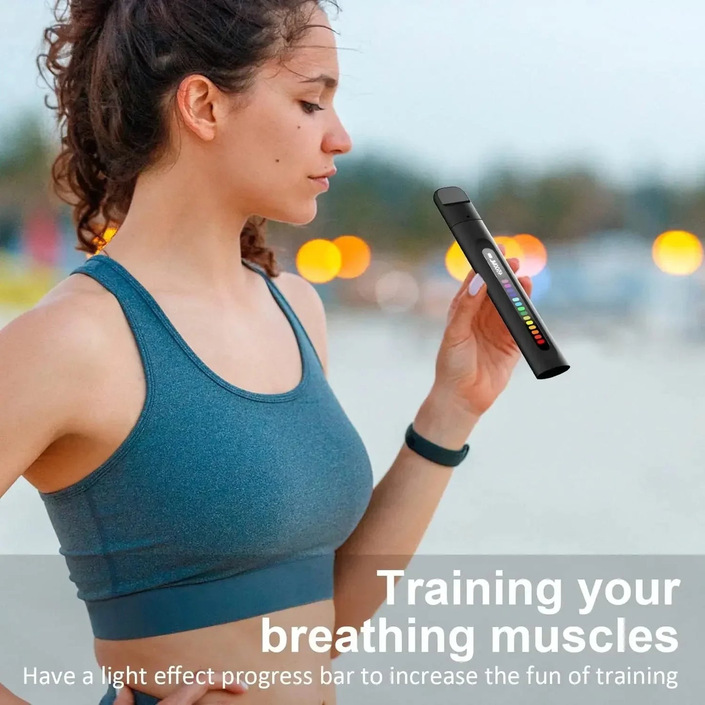 BreathBoost slimme ademtrainer longkracht en uithoudingsvermogen apparaat