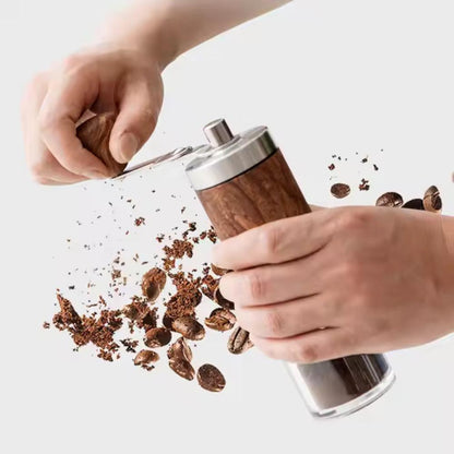 Brewora Houten Handmatige Koffiemolen Verstelbare Molen
