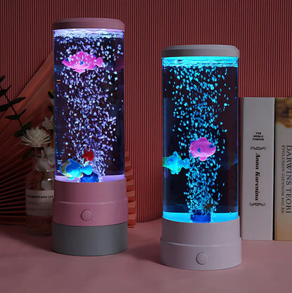 Bubble Fish LED-sfeerlamp kalmerend licht met watereffect