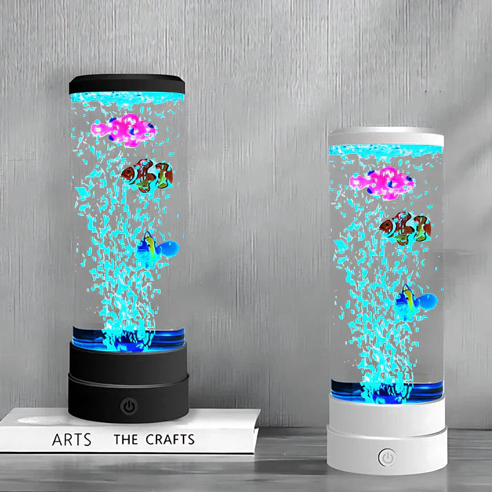 Bubble Fish LED-sfeerlamp kalmerend licht met watereffect