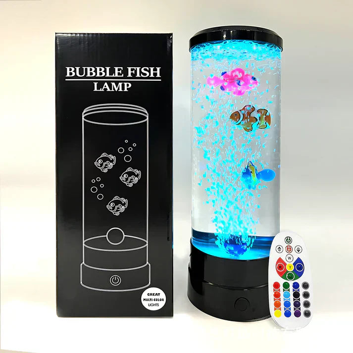 Bubble Fish LED-sfeerlamp kalmerend licht met watereffect