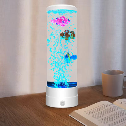 Bubble Fish LED-sfeerlamp kalmerend licht met watereffect