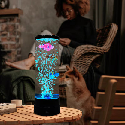 Bubble Fish LED-sfeerlamp kalmerend licht met watereffect