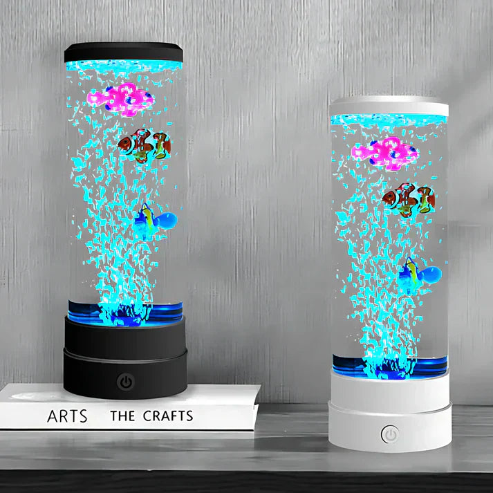 Bubble Fish LED-sfeerlamp kalmerend licht met watereffect