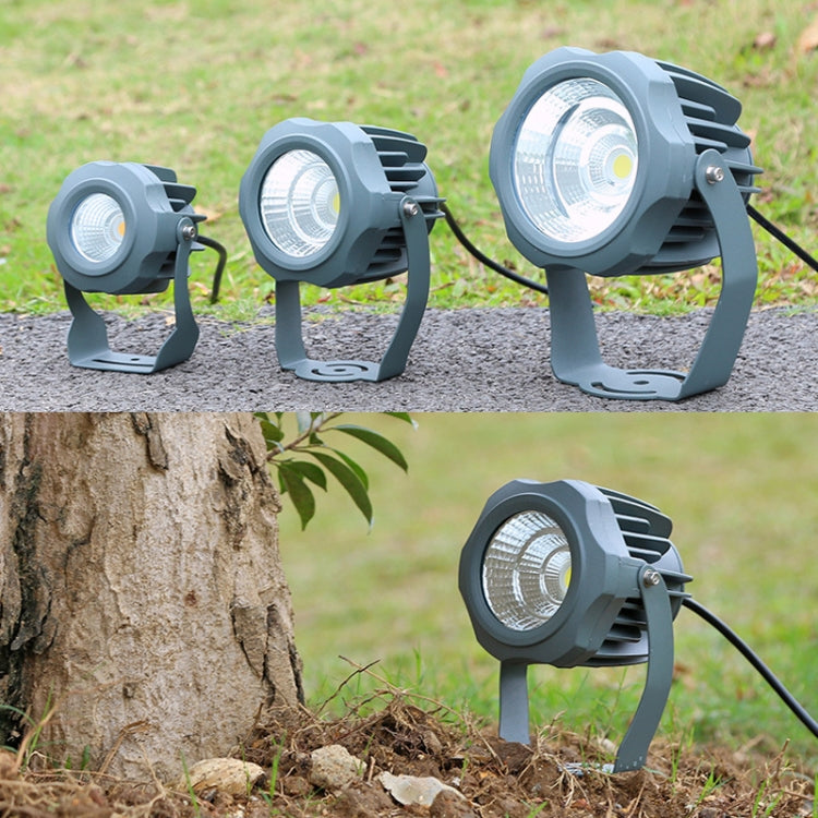 COB LED buiten schijnwerper – waterdichte verstelbare spot met 7 kleuren