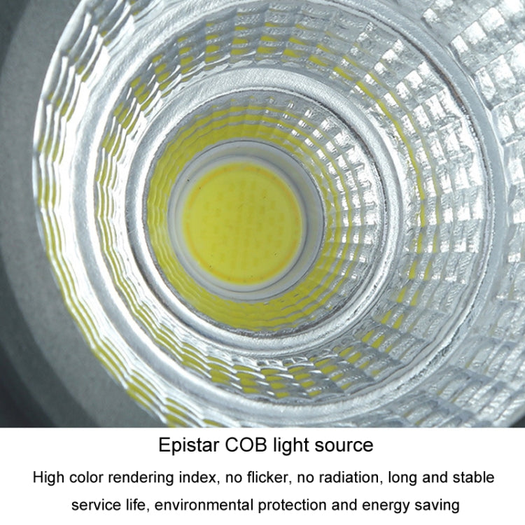 COB LED buiten schijnwerper – waterdichte verstelbare spot met 7 kleuren