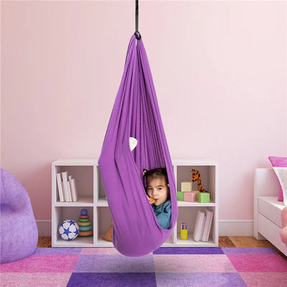 CalmGlide kindersensorische schommel binnen therapeutische hangmat