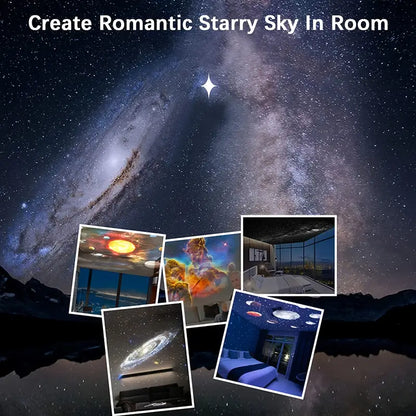 Celestial Dreams sterrenprojector met 360° volledige kamerbedekking