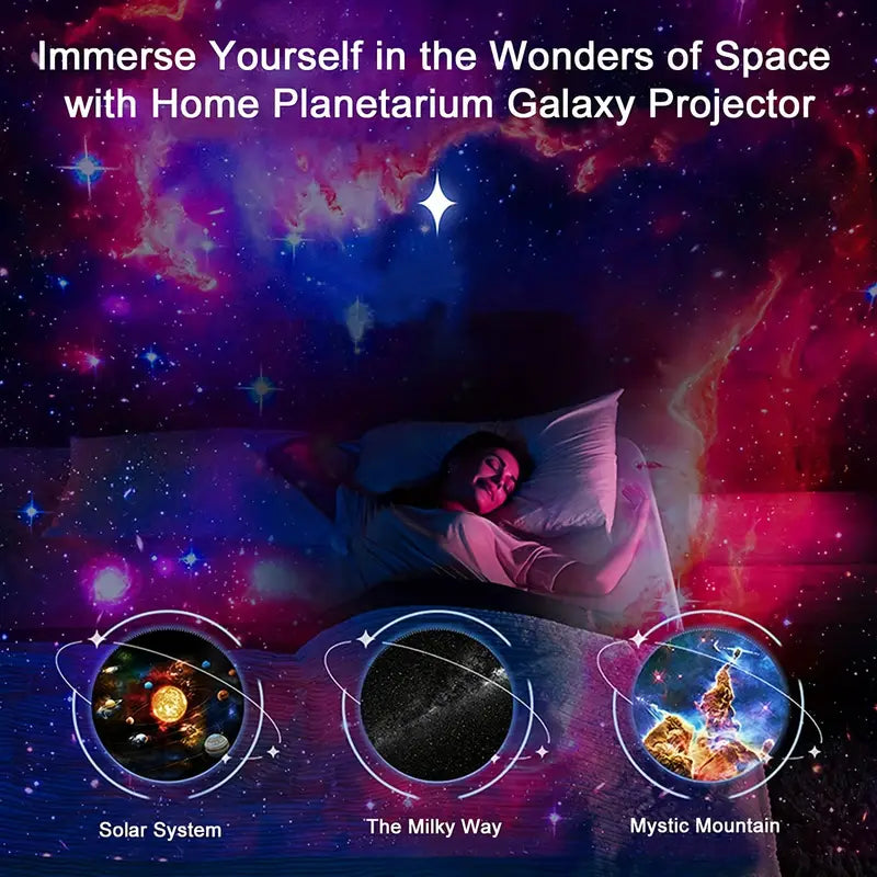 Celestial Dreams sterrenprojector met 360° volledige kamerbedekking