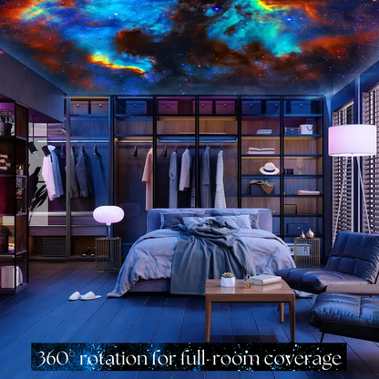Celestial Dreams sterrenprojector met 360° volledige kamerbedekking
