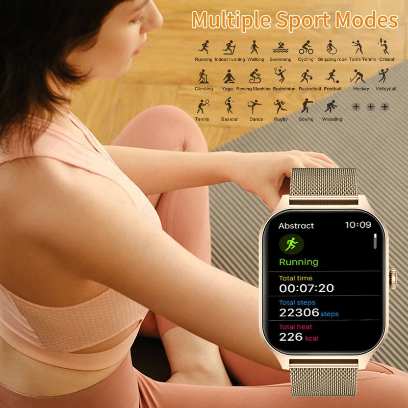 ChicTime Dames Smartwatch met Fitness- en Gezondheidstracking