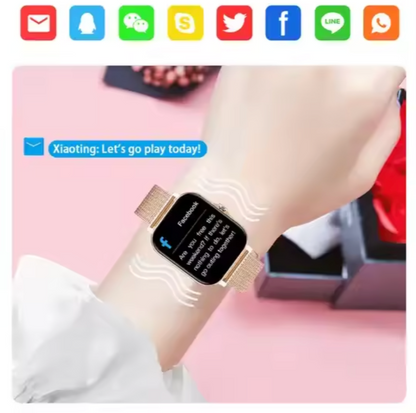 ChicTime Dames Smartwatch met Fitness- en Gezondheidstracking