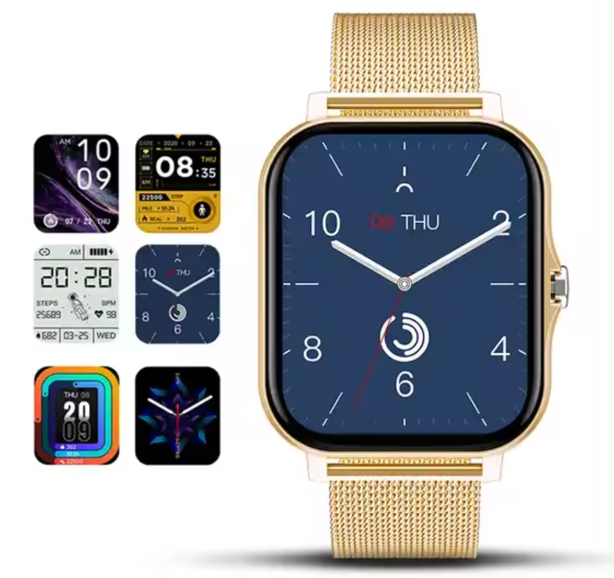 ChicTime Dames Smartwatch met Fitness- en Gezondheidstracking