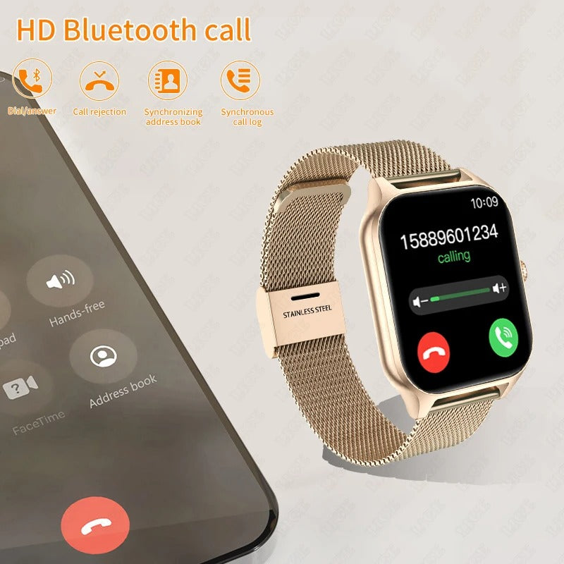 ChicTime Dames Smartwatch met Fitness- en Gezondheidstracking